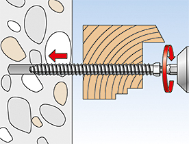 Fischer kozijnschroef FFSZ CK montage - Doe het zelf, Dhz-proshop